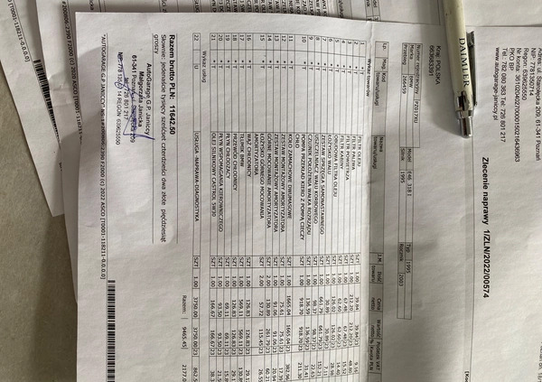 BMW Seria 3 cena 13700 przebieg: 270000, rok produkcji 2003 z Września małe 466